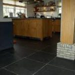 NIEUW*: Vloertegel leisteen Mustang Brasil Black Slate zwart antracite 600x600x10 mm mat Prijs per m2