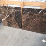 Vloertegel – Marmer Emperador – 60×60×2 cm – warm bruin glanzend