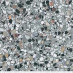 Vloer- en wandtegel – Ecostone Terrazzo Grigio & Nero – 40×40×1,5 cm – mat gezoet