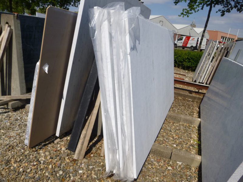 Maatwerk MARMER Bianco Carrara type C mat gezoet in 3 cm dik 296x155 cm - Afbeelding 4