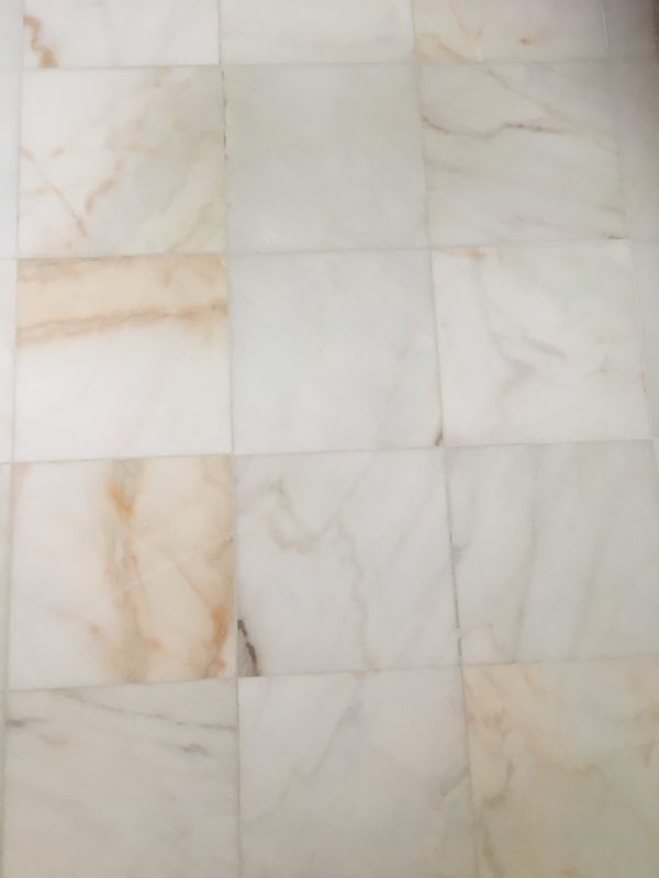 Vloertegel - Marmer Roze Aurora Estremoz - 40×40×1,5 cm - crème roze mat gezoet - Afbeelding 2