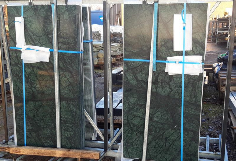 Vloertegel - Marmer Verde Mare - 140×70×2 cm - groen glanzend - Afbeelding 4