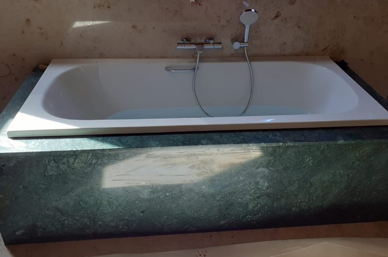 Maatwerk MARMER Verde Mare glanzend gepolijst alleen in 2 cm dik 292x160 cm - Afbeelding 2