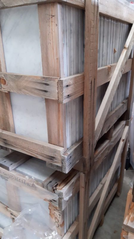 Vloer- en Wandtegel - Marmer Carrara Venato - 61×30,5×1 cm - wit grijs mat gezoet - Afbeelding 3