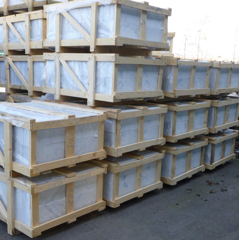 Vloertegel - Marmer Bianco Carrara - 40×20×1,5 cm - mat wit gezoet - Afbeelding 5