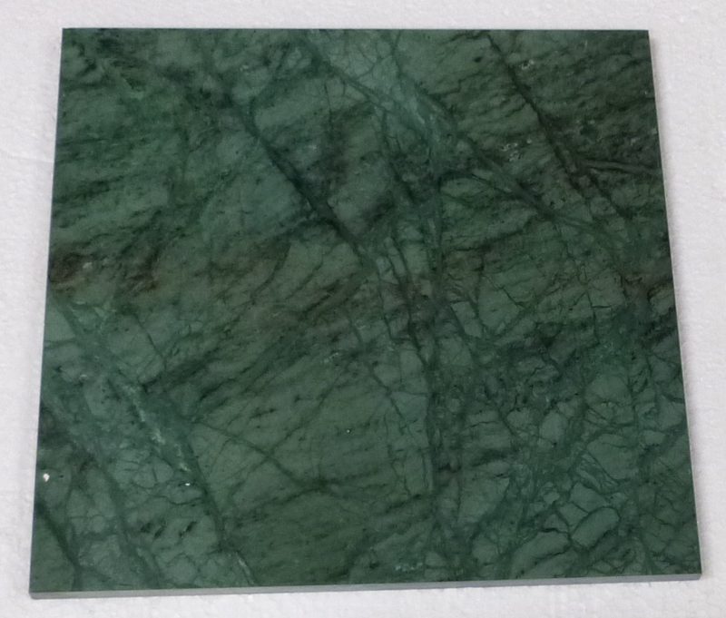 Vloer- en Wandtegel - Marmer Verde Mare - 61×61×1 cm - groen glanzend